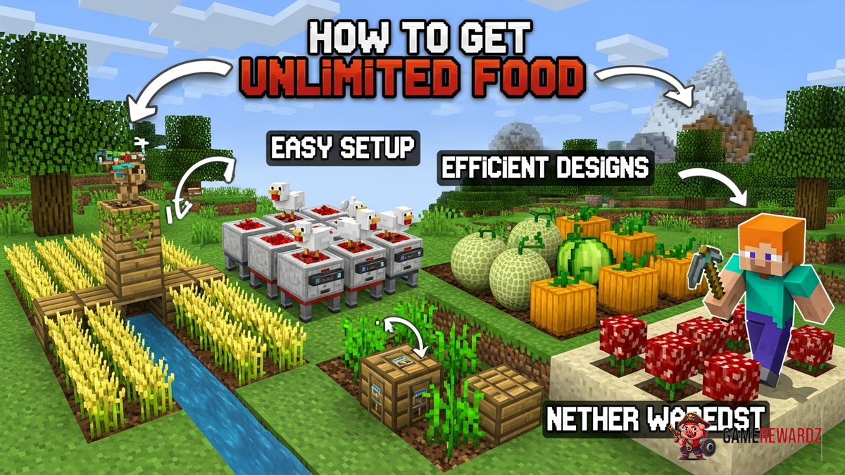 Minecraft Farming Guide for Unlimited Food